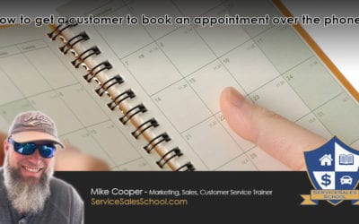 How to get a customer to book an appointment over the phone